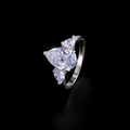 Teardrop Silver Ring