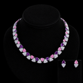 Pink and Purple 2 Piece Jewelry Set