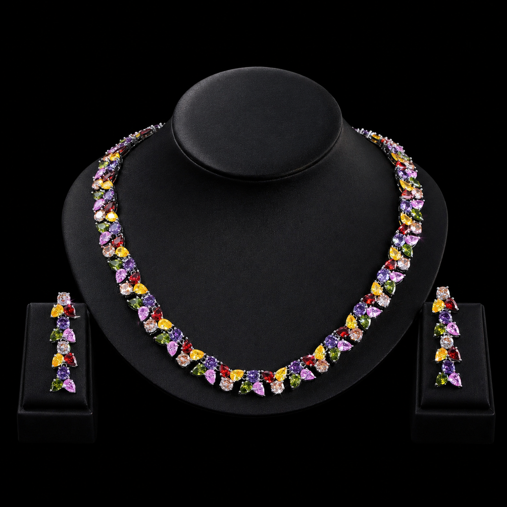 Multi-color  2 Piece Jewelry Set