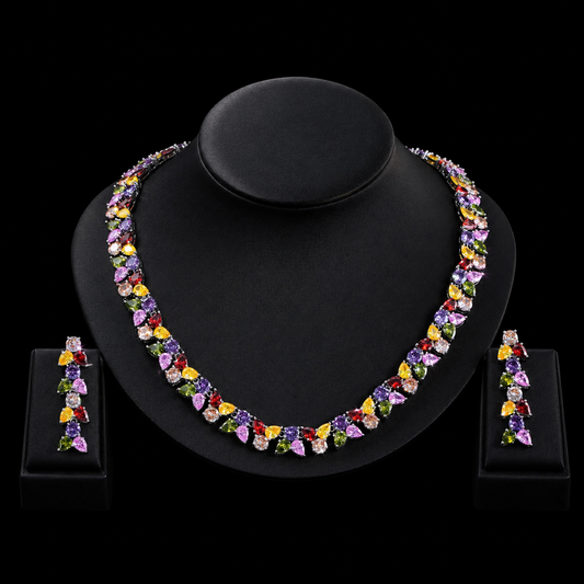 Multi-color  2 Piece Jewelry Set