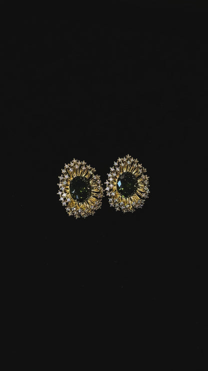 Olive Green Earrings